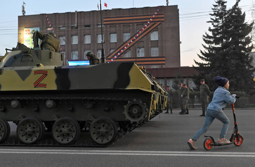 Репетиция парада Победы в Омске  
