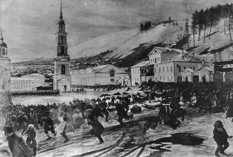 Расстрел в Златоусте. В 1903 году рабочих Златоустовского оборонного завода взволновали новые трудовые соглашения на казенных предприятиях. Они отправили переговорщиков к руководству завода. Парламентеров арестовали, а недовольные заводчане вышли к конторе горного начальника. Из толпы летели снежки и куски льда. Когда рабочий выстрелил в исправника, солдаты дали три залпа по толпе. Газета «Искра» сообщила, что погибли 69 и пострадали 250 человек. Руководившего операцией губернатора вскоре застрелили