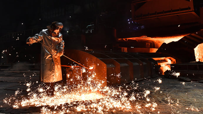 Металлурги ждут снижения производства на 15%