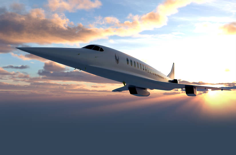 Концепт сверхзвукового самолета Overture от Boom Supersonic  