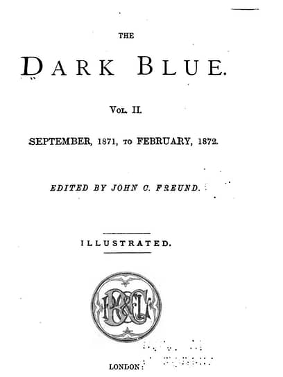 The Dark Blue – журнал, в котором впервые была опубликована «Кармилла» Ле Фаню 