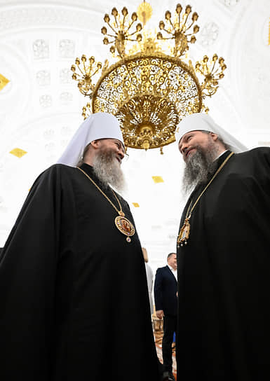 Представители РПЦ перед церемонией