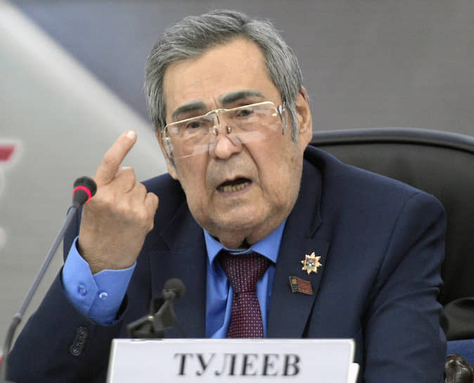 Экс-губернатор Кемеровской области Аман Тулеев 