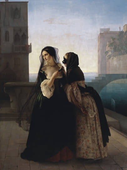 Картина «Совет о мести» Франческо Айеца, 1851 год