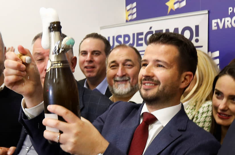 Кандидат в президенты Черногории, один из лидеров движения «Европа сейчас» Яков Милатович