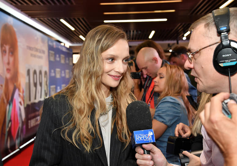 Актриса Екатерина Вилкова на премьере фильма «1993»