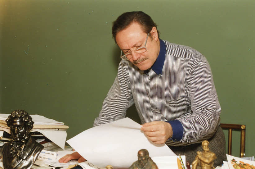 В начале 1980-х Юрий Соломин начал работать как театральный режиссер. В числе спектаклей, которые он поставил, — «Ревизор» по Николаю Гоголю, «Чайка» и «Три сестры» по Антону Чехову, «Коварство и любовь» по Фридриху Шиллеру, «Лес» по Александру Островскому, который также был показан в Болгарии и Финляндии. В 1988-м занял пост художественного руководителя Малого театра