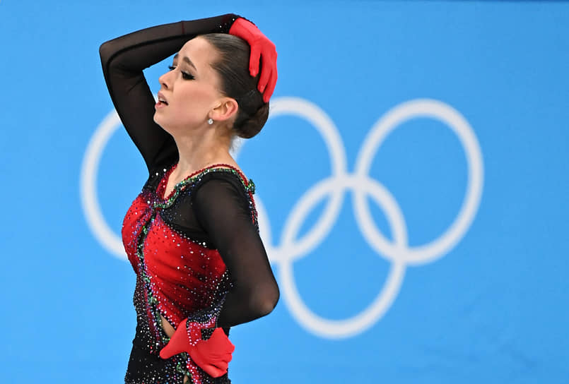 Камила Валиева на Олимпийских играх в Пекине (2022 год) 