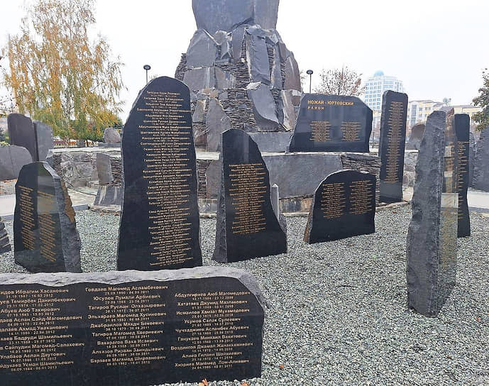 Мемориальный комплекс в центре Грозного