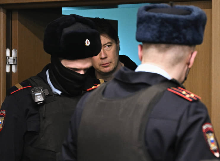 Москва. Бывший владелец банка «Югра» Алексей Хотин на заседании Замоскворецкого районного суда  