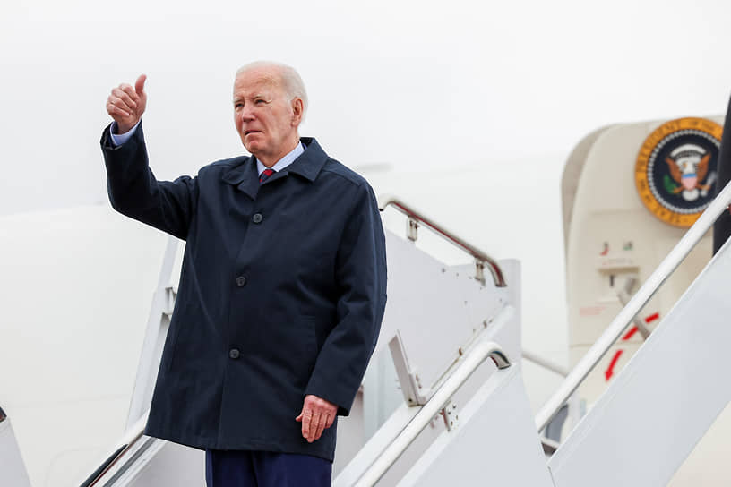 Президент США Джо Байден на базе Эндрюс в штате Мэриленд (5 марта 2024 года) 