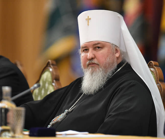 Председатель синодального отдела по взаимодействию с вооруженными силами и правоохранительными органами митрополит Ставропольский и Невинномысский Кирилл