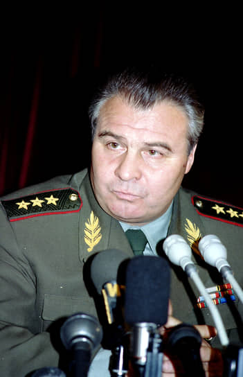 Начальник Главного организационно-мобилизационного управления Генштаба ВС РФ генерал-полковник Вячеслав Жеребцов 