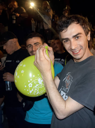 Участники акции протеста