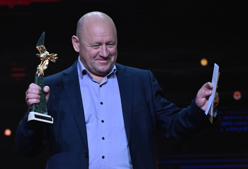 Кинопродюсер Александр Герасимов, получивший премию за «Необыкновенную историю одного льва». Картина победила в номинации «Лучший анимационный фильм» 