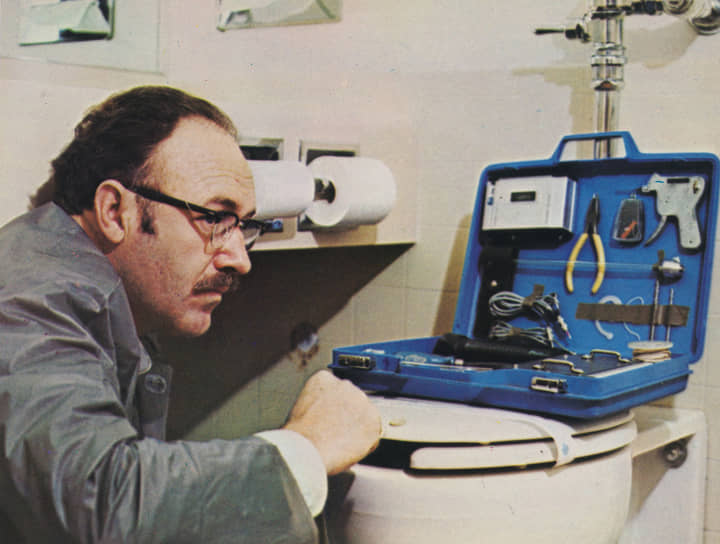 Джин Хэкмен в фильме «Разговор». 1974 год