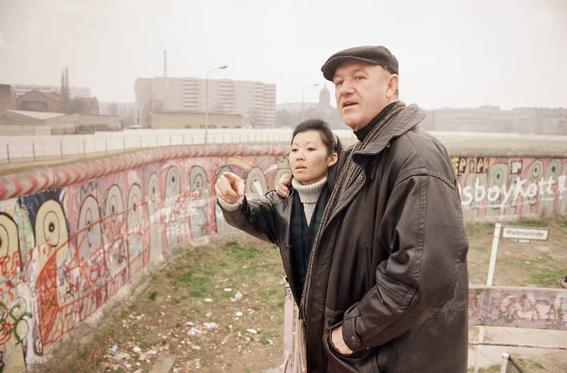 С женой Бетси Аракавой в Берлине. 1989 год