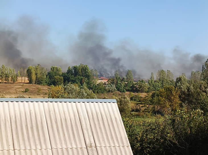 Пожар в Николаево-Дарьино 