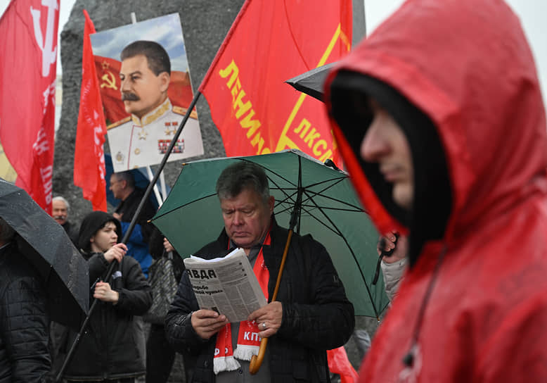 Первомайская демонстрация КПРФ в Москве 