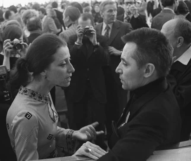 С народной артисткой СССР, балериной Майей Плисецкой, 1986 год 