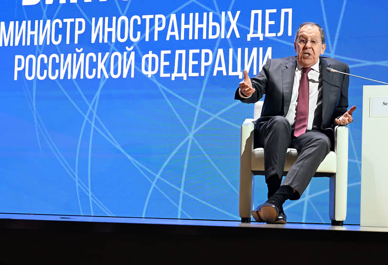 Министр иностранных дел России Сергей Лавров