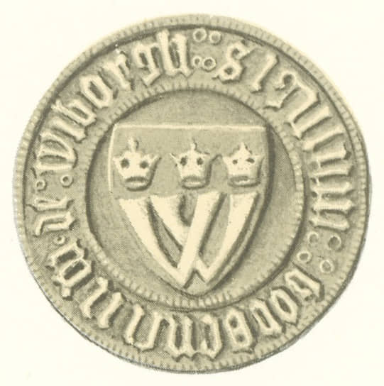 Городская печать Выборга XV века