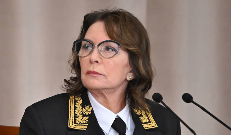 Председатель Верховного суда России Ирина Подносова на совещании судей в феврале