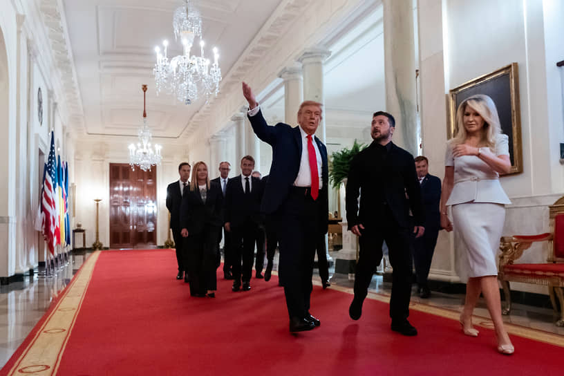 Президент США Дональд Трамп и президент Украины Владимир Зеленский в Белом доме 