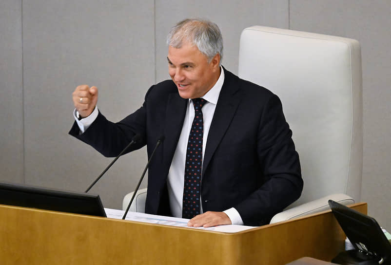 Председатель Госдумы Вячеслав Володин
