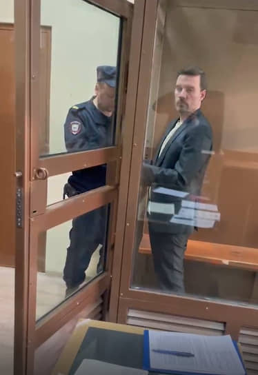 Александр Серегин в зале суда