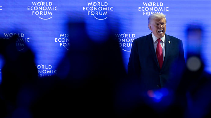 «Гренландия — наша территория»: главное из выступления Трампа в Давосе