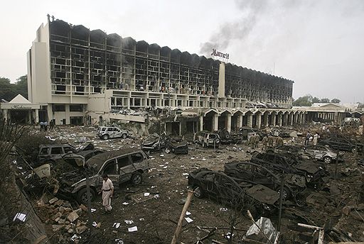 20.09.2008 Теракт с Пакистане. В результате атаки смертника, управлявшего грузовиком со взрывчаткой, разрушена гостиница Marriott. Число убитых и раненых составило сотни человек
