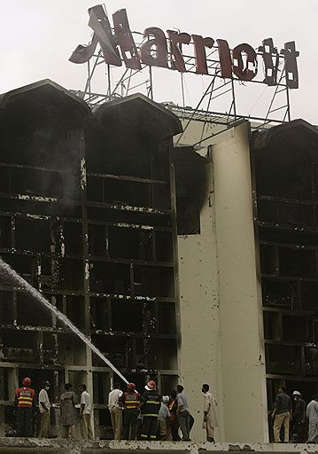20.09.2008 Теракт с Пакистане. В результате атаки смертника, управлявшего грузовиком со взрывчаткой, разрушена гостиница Marriott. Число убитых и раненых составило сотни человек
