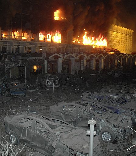 20.09.2008 Теракт с Пакистане. В результате атаки смертника, управлявшего грузовиком со взрывчаткой, разрушена гостиница Marriott. Число убитых и раненых составило сотни человек