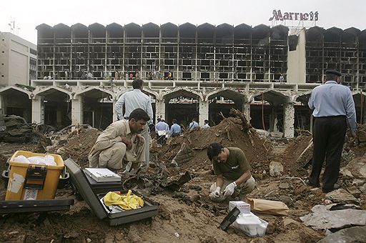 20.09.2008 Теракт с Пакистане. В результате атаки смертника, управлявшего грузовиком со взрывчаткой, разрушена гостиница Marriott. Число убитых и раненых составило сотни человек