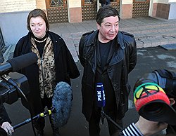 Адвокаты Оксана Михалкина (слева) и Олег Левинсон
