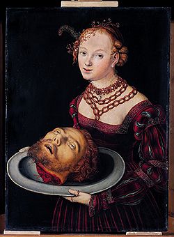 “Salome with the Head of Saint John the Baptist” Лукаса Кранаха