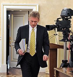 Пресс-секретарь правительства России Дмитрий Песков  
