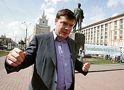 Глава свердловского отделения "Правого дела" Александр Рявкин
