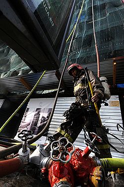 Пожар в доме №147 на Невском проспекте