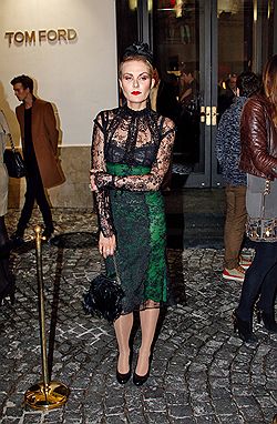 Рената Литвинова на церемонии открытия бутика Tom Ford в Третьяковском проезде