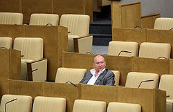 Руководитель фракции Либерально-демократической партии России (ЛДПР) в Государственной думе России Игорь Лебедев