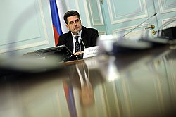 Полномочный представитель президента России в СЗФО Николай Винниченко во время встречи с представителями профсоюзов СЗФО