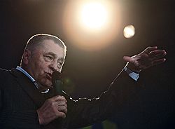 Заместитель председателя Государственной Думы России, лидер Либерально-демократической партии России (ЛДПР) Владимир Жириновский