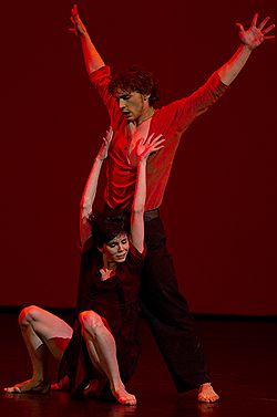 Фестиваль "Dance open". Гала-концерт российских звезд балета на сцене Александринского театра. Наталья Осипова и Иван Васильев - балет "Серената" 