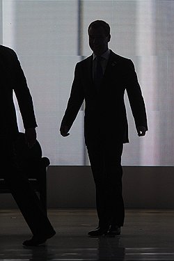 Президент России Дмитрий Медведев  