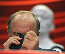 Лидер Коммунистической партии России (КПРФ) Геннадий Зюганов  