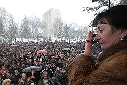 Новые президентские выборы в Южной Осетии уже не станут противостоянием двух главных кандидатов выборов нынешних — Аллы Джиоевой (на фото) и Анатолия Бибилова  