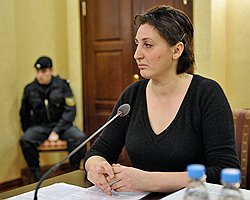 Cудья Магасского районного суда Республики Ингушетия Зима Саутиева на заседании Высшей квалификационной коллегии судей России