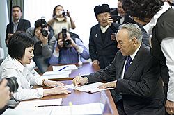 Президент Казахстана Нурсултан Назарбаев 